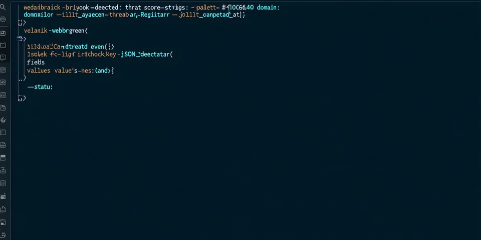Code snippet showing Brandefense webhook payload for takedown alert integration